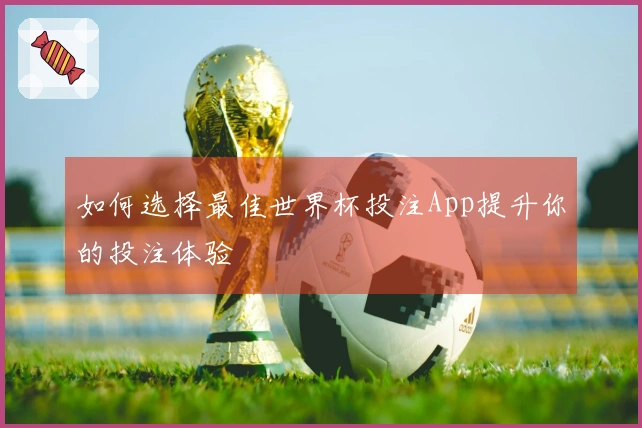 如何选择最佳世界杯投注App提升你的投注体验